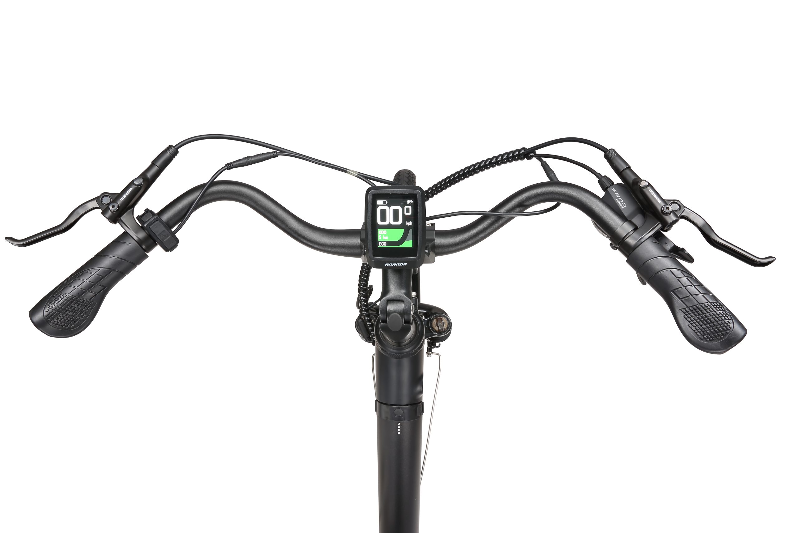 Vue sur le compteur du vélo Vue sur le compteur du vélo